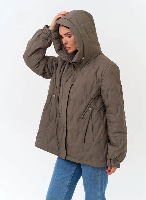 Женская куртка с капюшоном фото