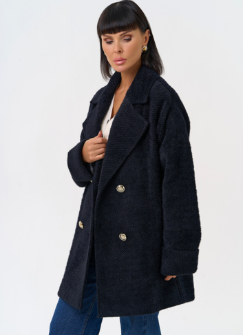 Женское полупальто с английским воротником