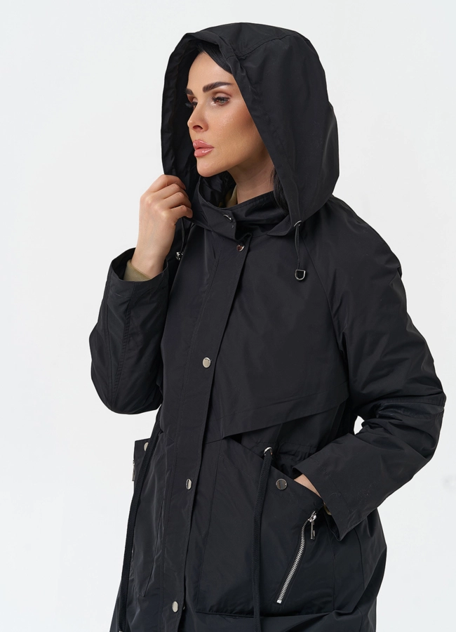 Плащ женский с капюшоном модель № 30040 универмаг малина фото