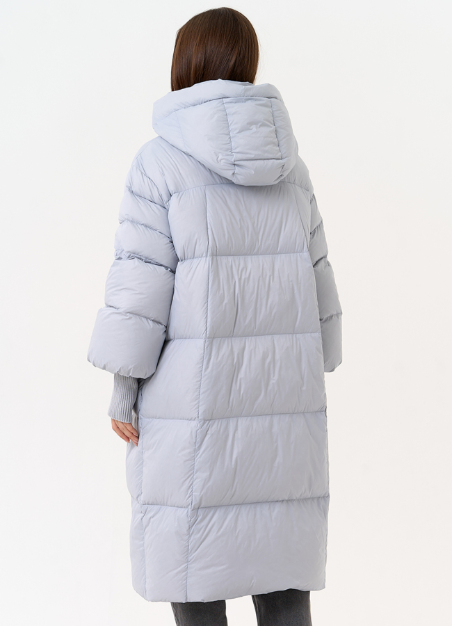 фото Женский пуховик с капюшоном модель № 31535