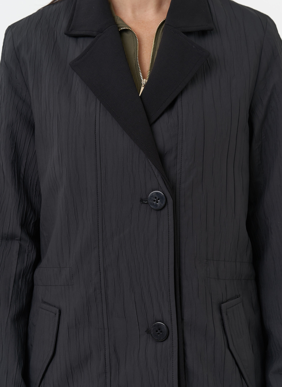 Женское утепленное полупальто трансформер